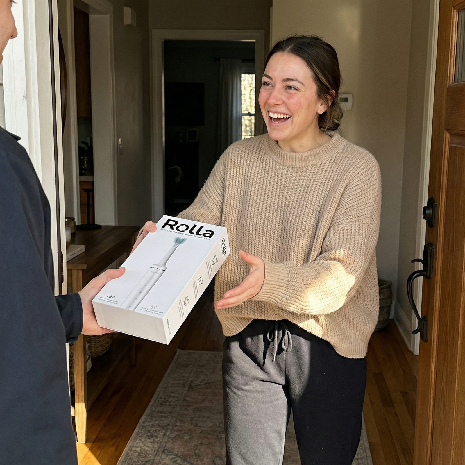 Ative a entrega automática e mantenha Rolla...